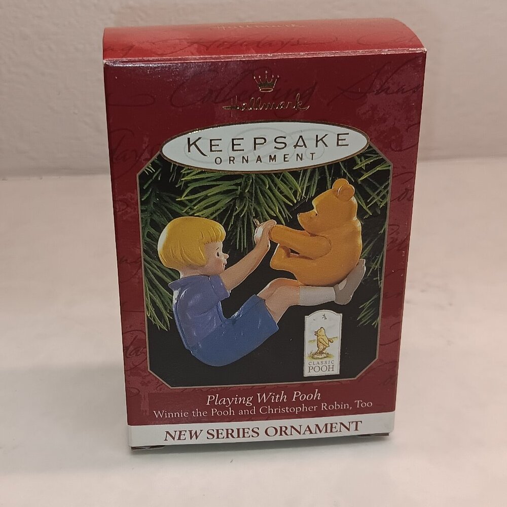 Playing with Pooh Ornament